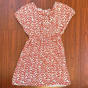 Zara Kids Strawberry Red and White Kids Dress